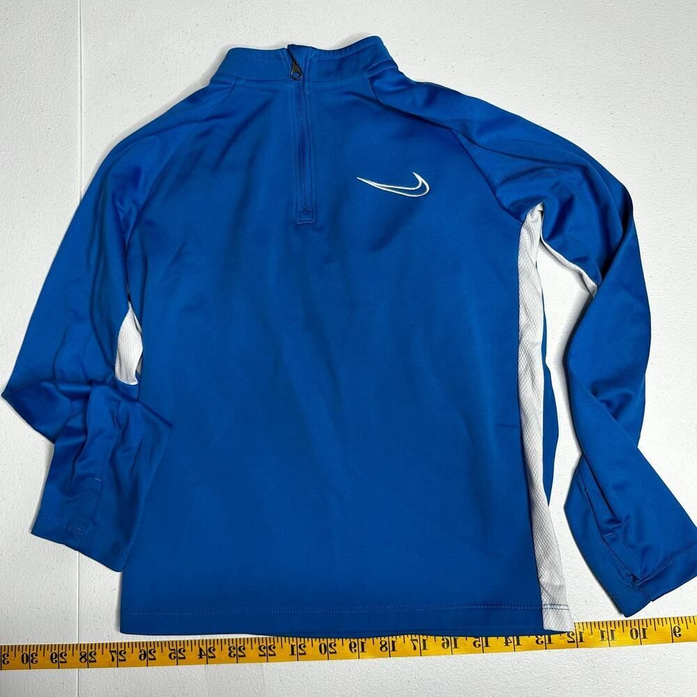 Nike Dry Fit Woman's Long sleeve 3/4 Zip Track Pull Over Size Small